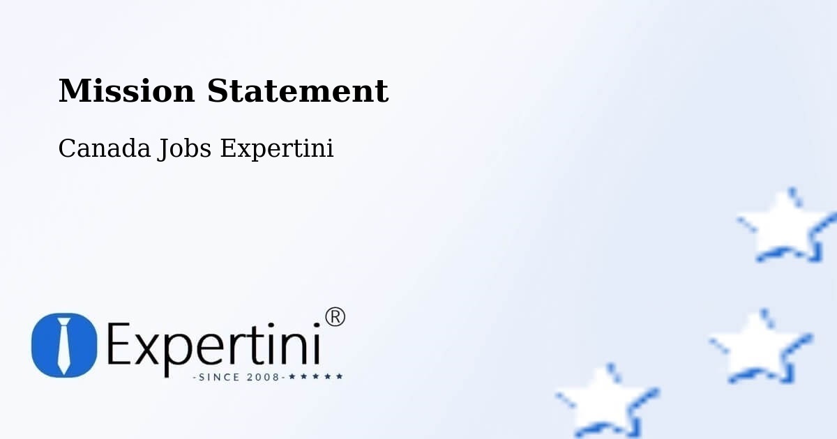 Mission Statement - Canada Jobs Expertini